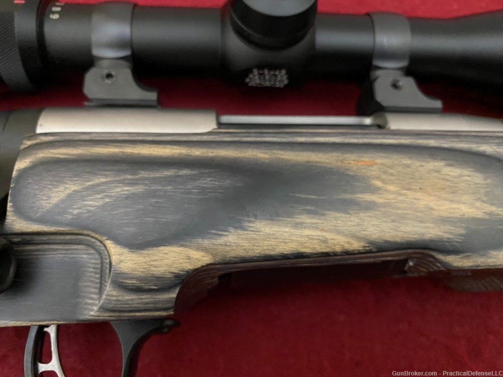 Excellent Savage B-Mag 17WSM Stainless on laminate thumbhole 96972         -img-12