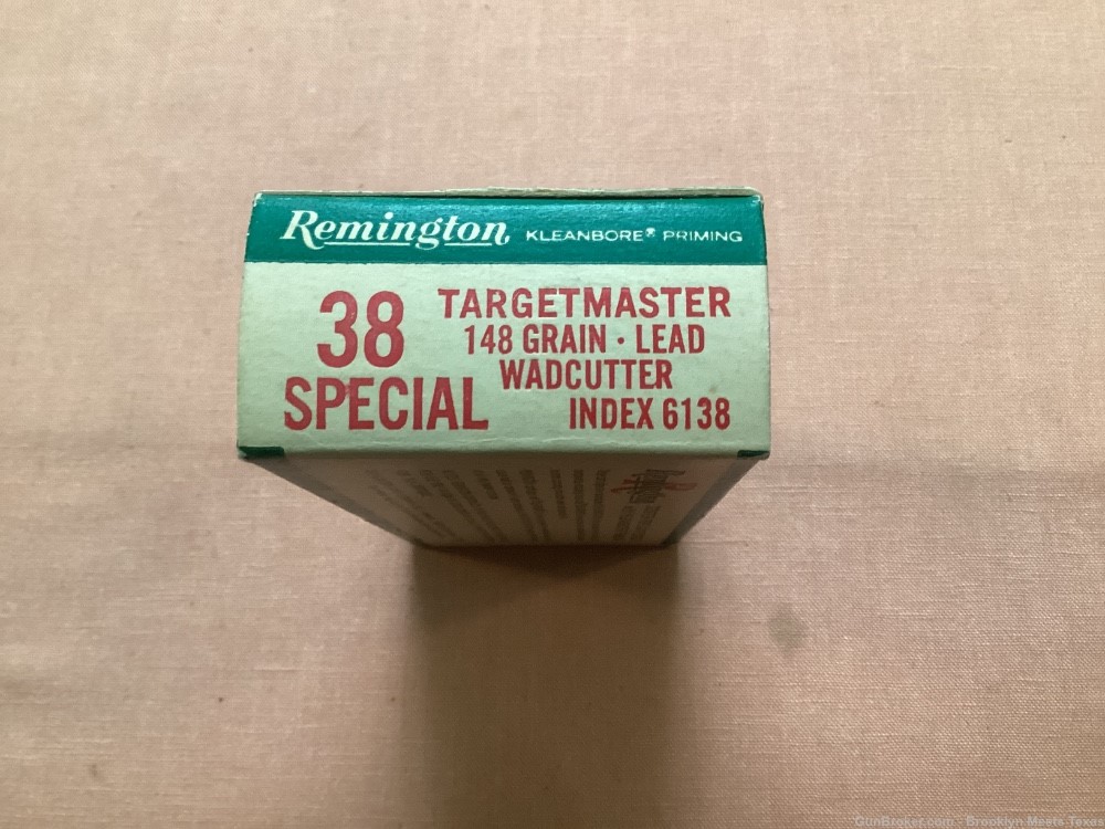 Remington 38 Special Targetmaster Vintage Empty Ammo Box.-img-1