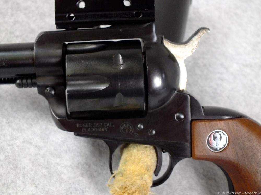 Ruger Blackhawk 3-screw .357 Mag with Scope Mount-img-7