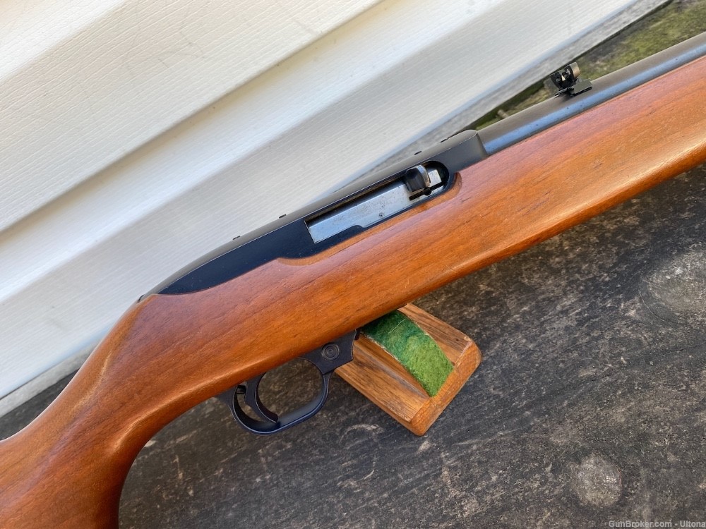 Ruger 10/22 Walnut stock metal butt plate carbine made 1972 Excellent! -img-3