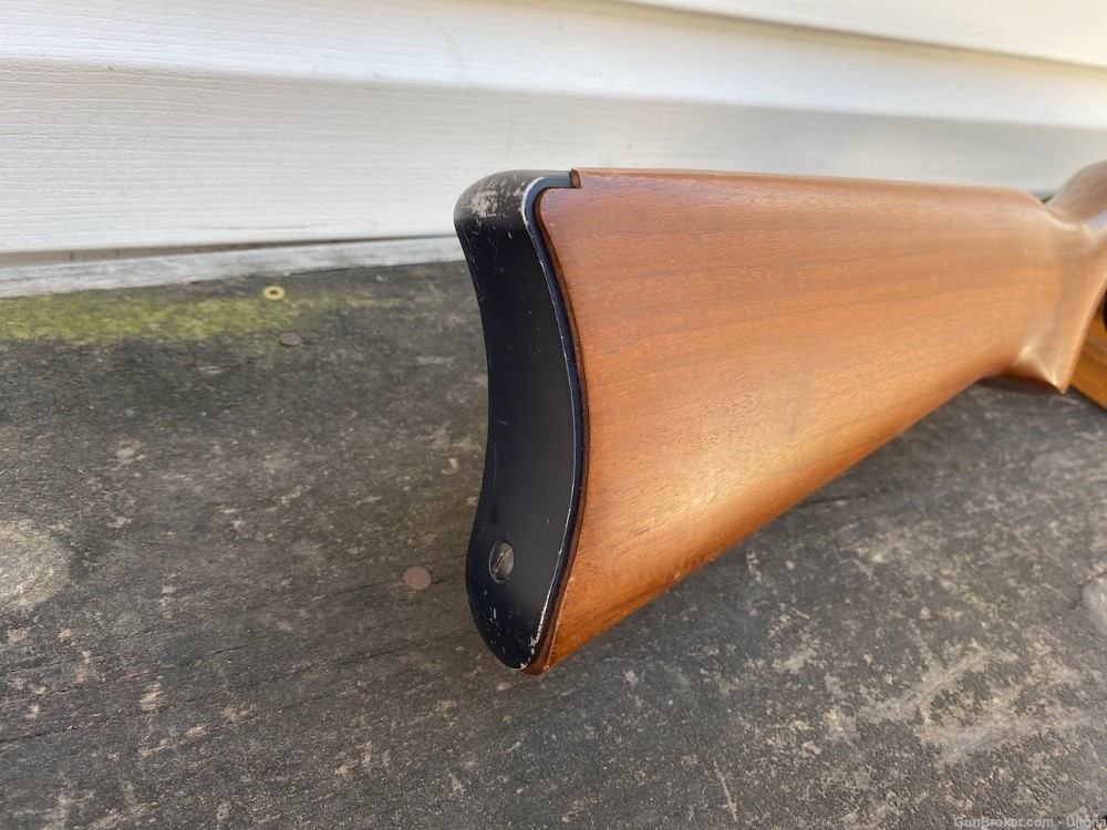 Ruger 10/22 Walnut stock metal butt plate carbine made 1972 Excellent! -img-5