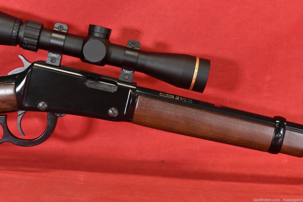Henry Lever Action Octagon Frontier 22 S/L/LR Leupold Scope Lever-Action-img-7