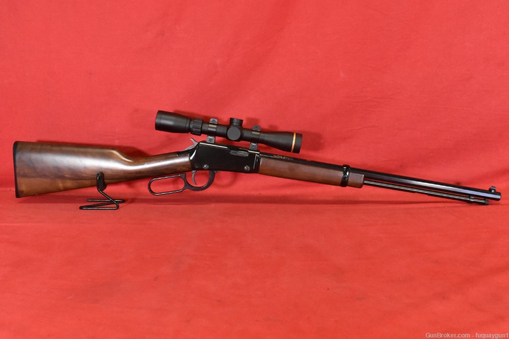 Henry Lever Action Octagon Frontier 22 S/L/LR Leupold Scope Lever-Action-img-1