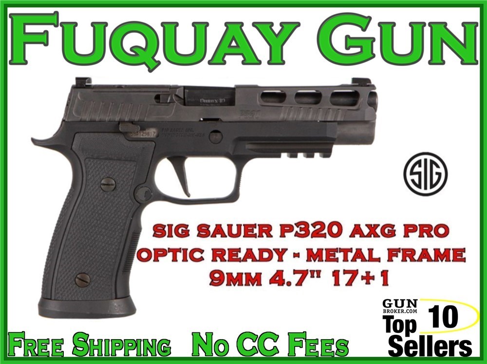 Sig P320 AXG PRO 9mm 4.7" OR NS 320AXGF-9-BXR3-PRO-R2 P320-AXG-P320-P320-img-0