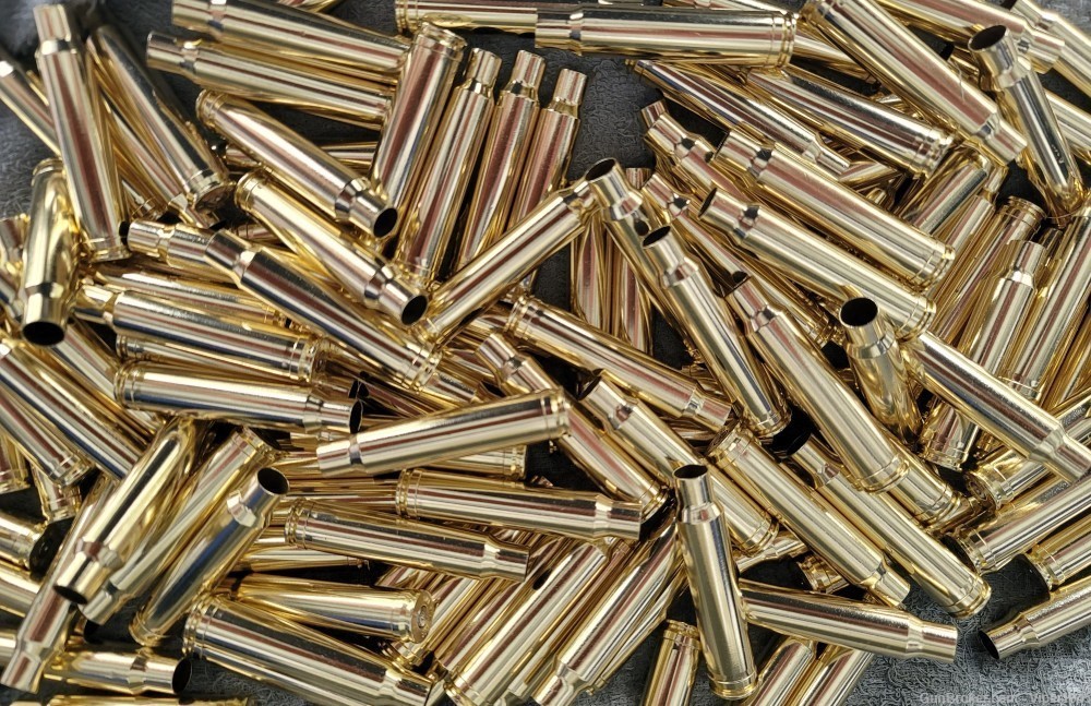 338 Winchester Magnum Brass, Federal Headstamps QTY100-img-0