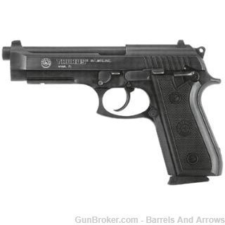 Taurus 1-920151-17 PT92 Semi Auto Pistol 9MM, 5 in, Rubber Grp, 17+1 Rnd-img-0
