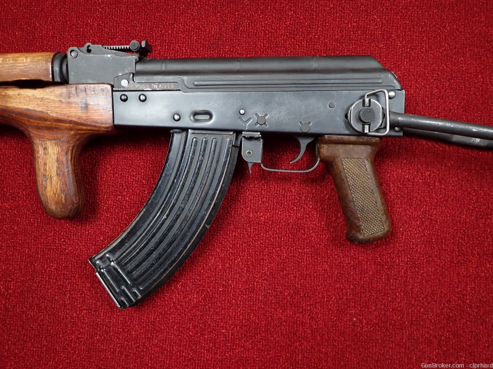 Romanian Military AK-47 MD.65 Paratrooper 7.62x39 16" Matching Numbers 1978-img-9