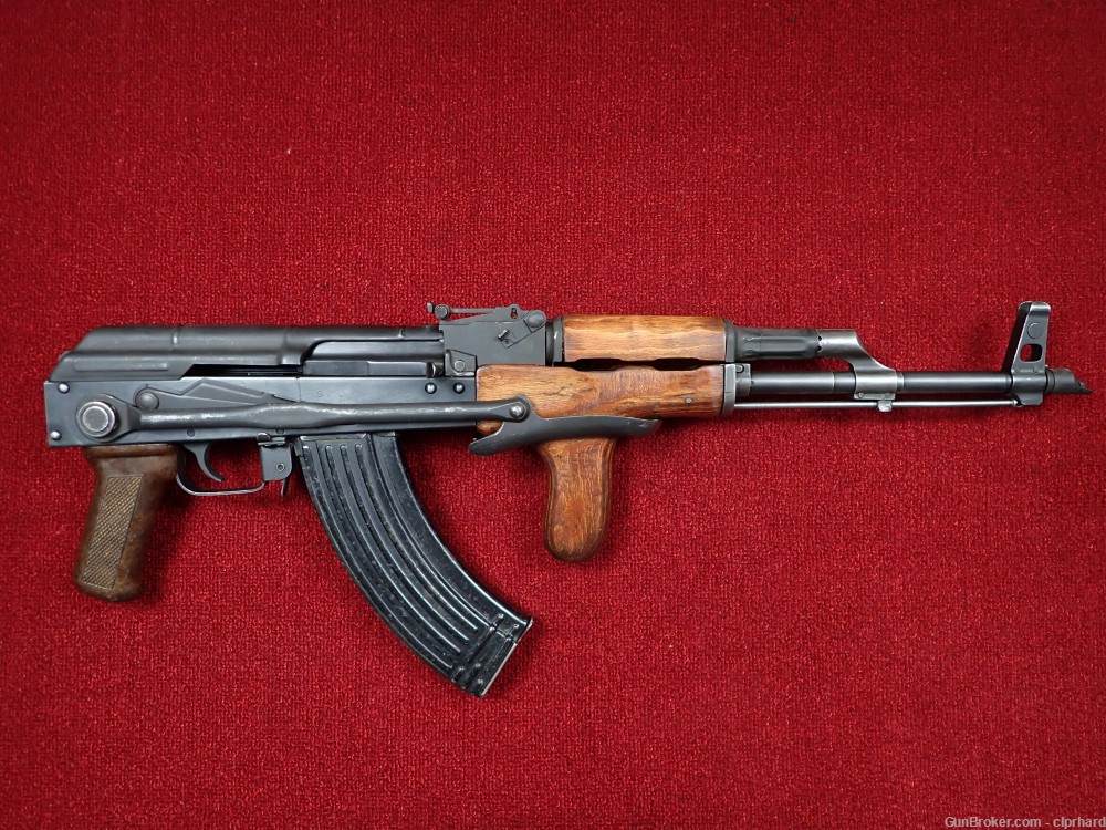 Romanian Military AK-47 MD.65 Paratrooper 7.62x39 16" Matching Numbers 1978-img-1