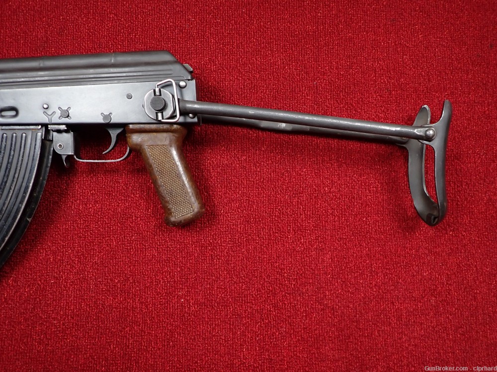 Romanian Military AK-47 MD.65 Paratrooper 7.62x39 16" Matching Numbers 1978-img-10