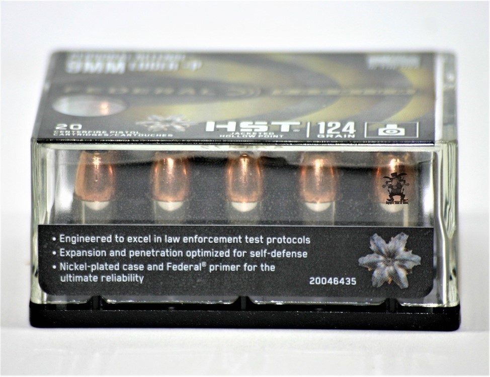 9MM FEDERAL HST +P 124 Grain Personal Defense HST+P 9 MM 20 Rds-img-3