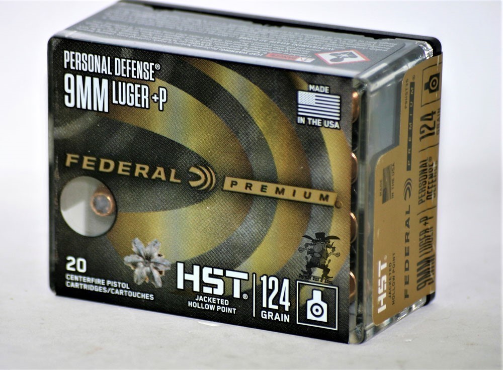 9MM FEDERAL HST +P 124 Grain Personal Defense HST+P 9 MM 20 Rds-img-1