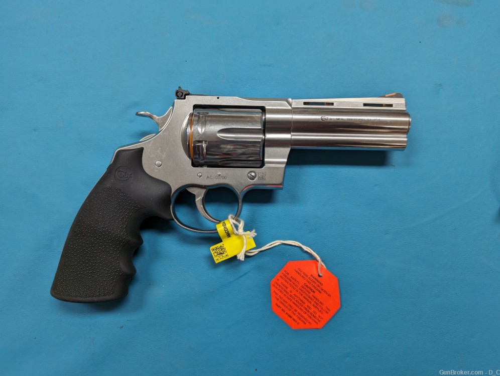 Colt Anaconda 44 Magnum Semi Bright Stainless SP4RTS 4.25" Barrel NEW-img-2