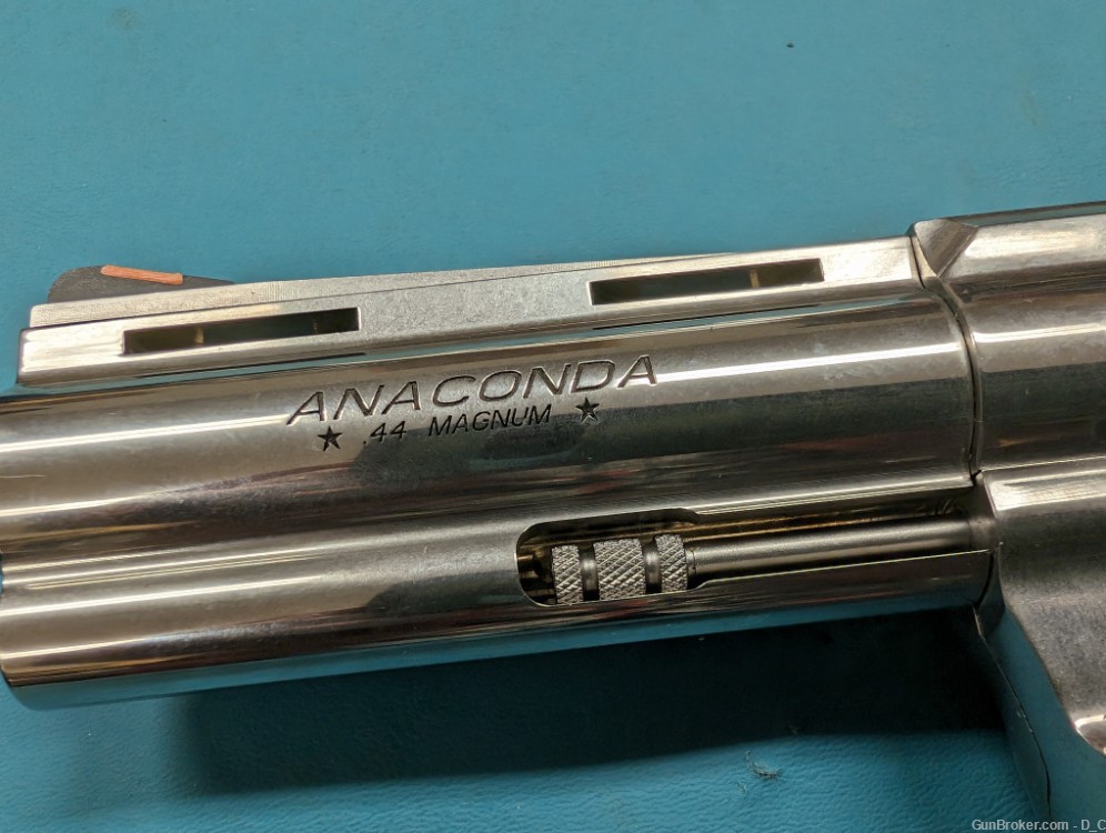 Colt Anaconda 44 Magnum Semi Bright Stainless SP4RTS 4.25" Barrel NEW-img-3