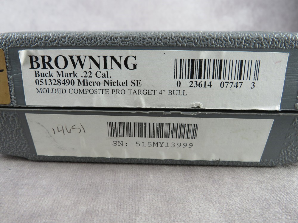 Browning Buck Mark Micro Nickel in 22LR-img-2