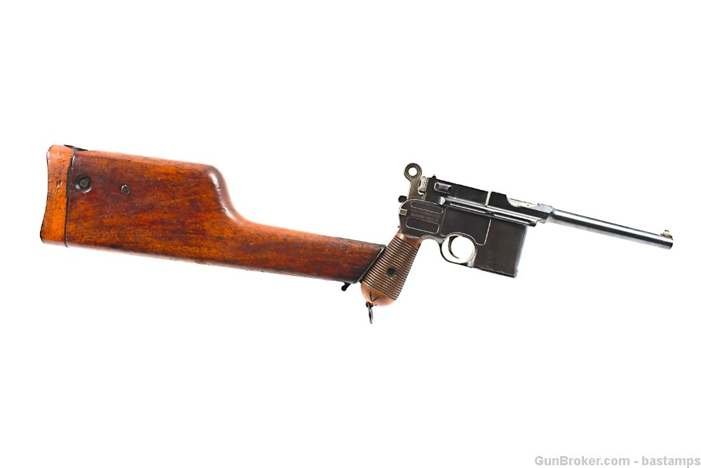 Very Early Large Ring Mauser 1896 Broom Handle Pistol – SN: 31489 (C&R)-img-27