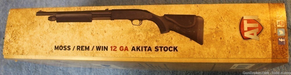 ATI Akita Adjustable Stock Mossberg/Remington/Winchester 12ga Black NEW!-img-1