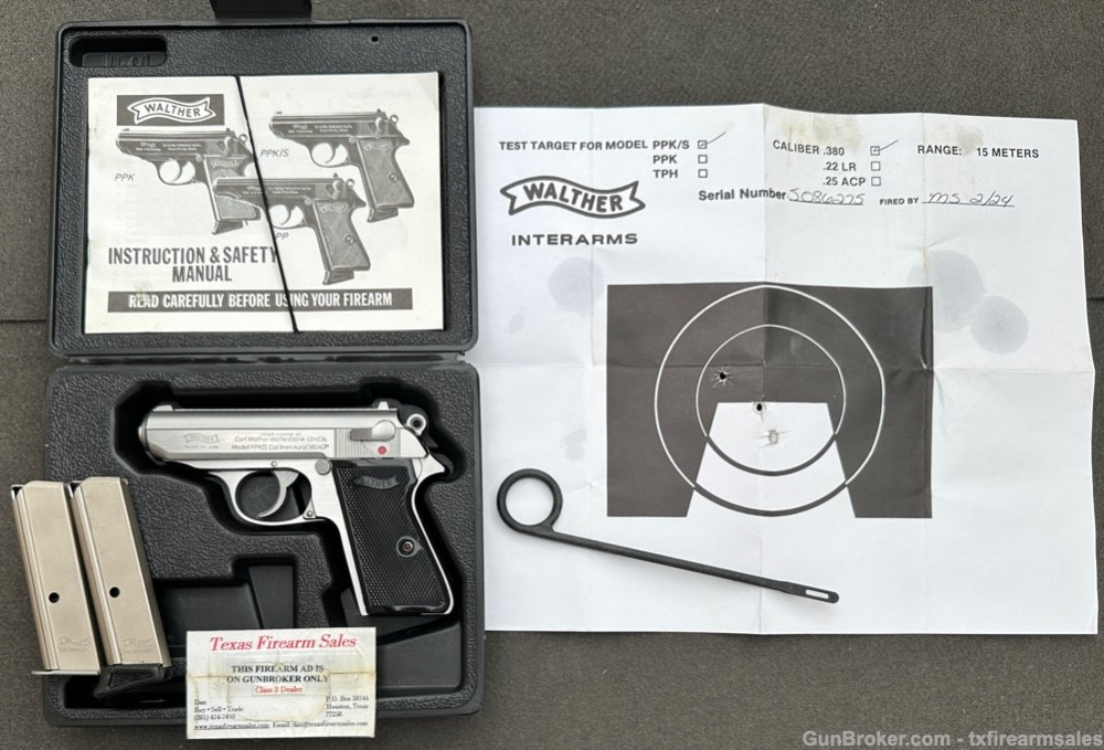 Walther PPK/S .380 ACP, Stainless Steel, Discontinued Interarms-img-42