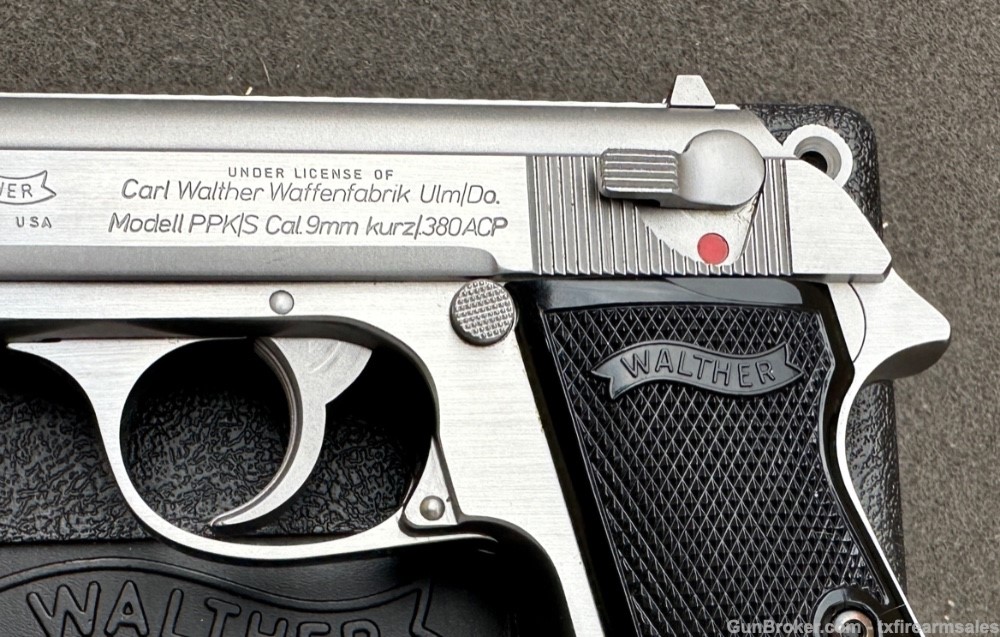Walther PPK/S .380 ACP, Stainless Steel, Discontinued Interarms-img-3