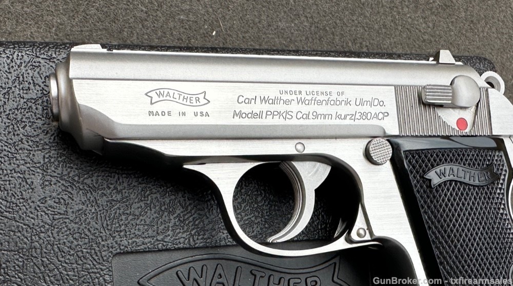 Walther PPK/S .380 ACP, Stainless Steel, Discontinued Interarms-img-6