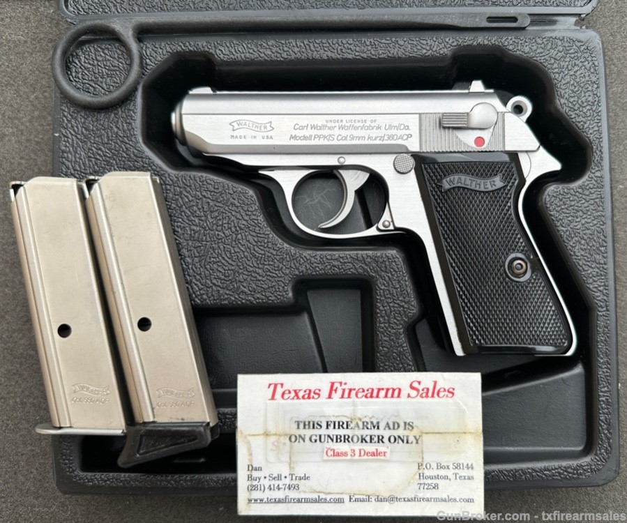 Walther PPK/S .380 ACP, Stainless Steel, Discontinued Interarms-img-46