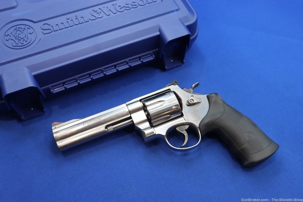 Smith & Wesson Model 629 Revolver 44MAG S&W Stainless 5" 163636 44 MAG NEW-img-0