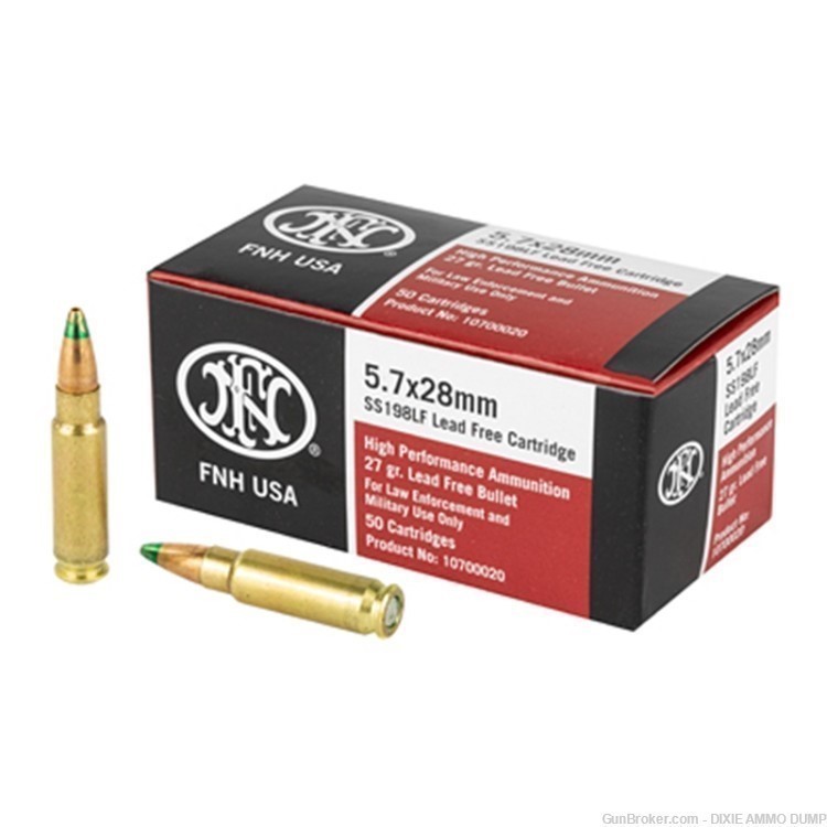 50 RDS FN SS189LF 5.7x28 27GR JHP -img-1