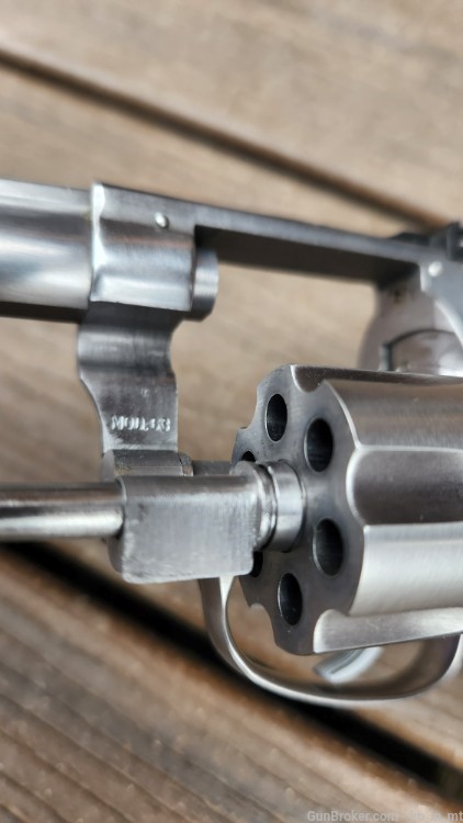 S&W 63 4" stainless 22lr 6 shot revolver,  M1589xx-img-2