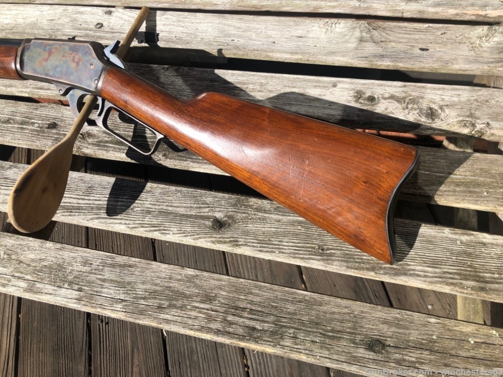 Vintage Early Marlin Model 94 Round Barrel Rifle-img-12
