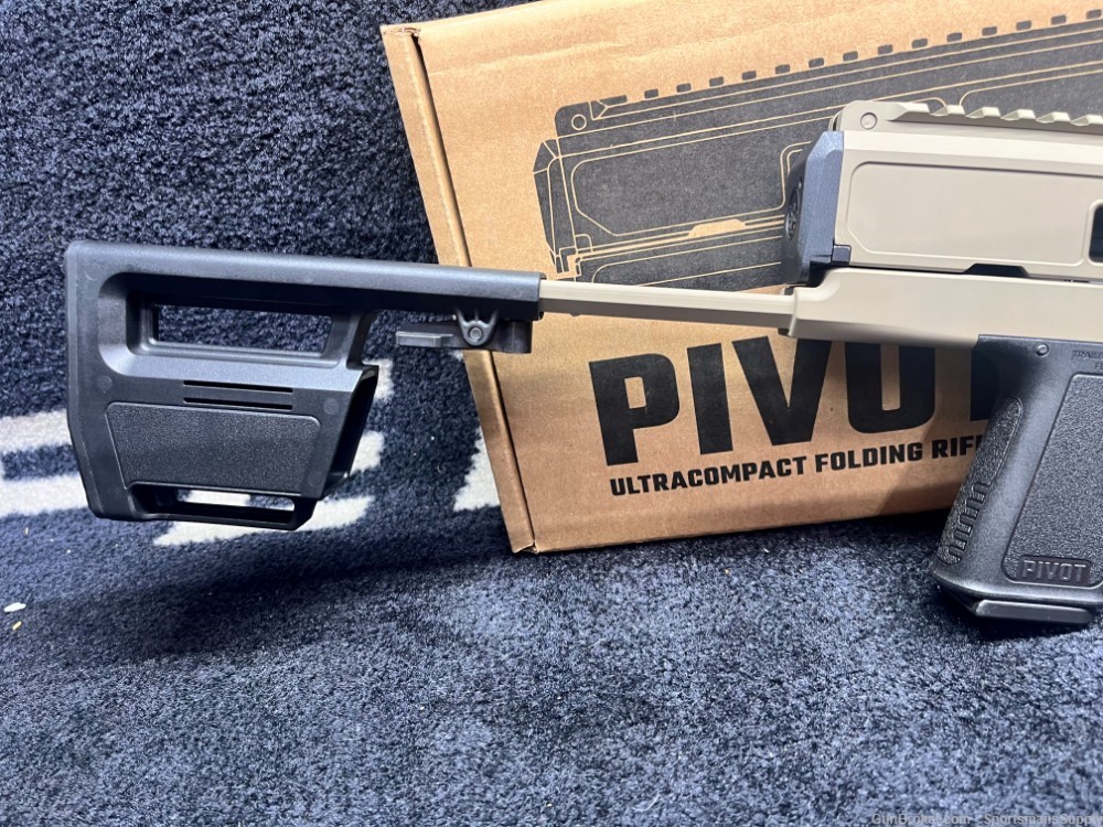 Trailblazer Pivot P9 FDE in 9mm with a 16" Trd Brl and 1-15 Rnd Mag NIB!!-img-9