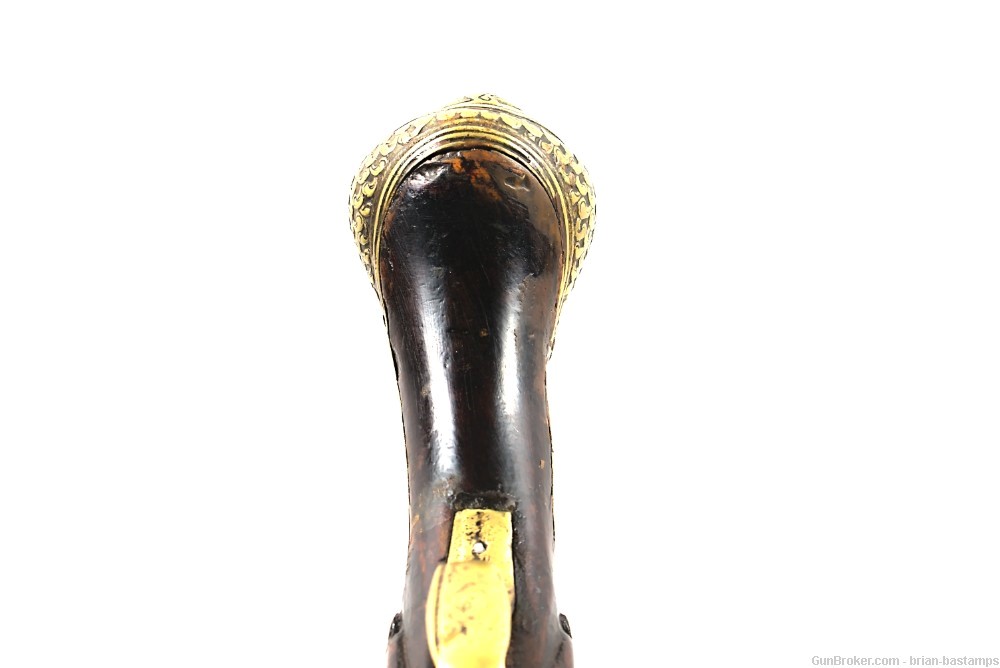 Unmarked Ottoman Style .68 Caliber Flintlock Pistol (Antique)-img-7