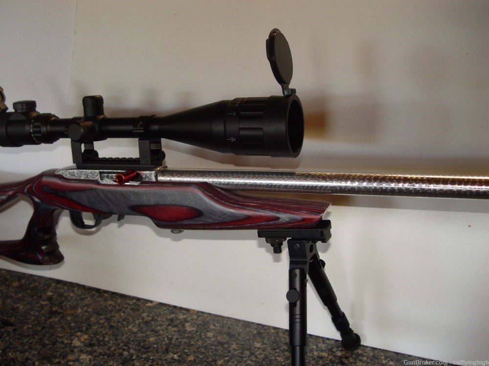 RUGER 10/22  CUSTOM JEWELED BY CNH JEWELING THREADED BARREL & RECEIVER-img-0