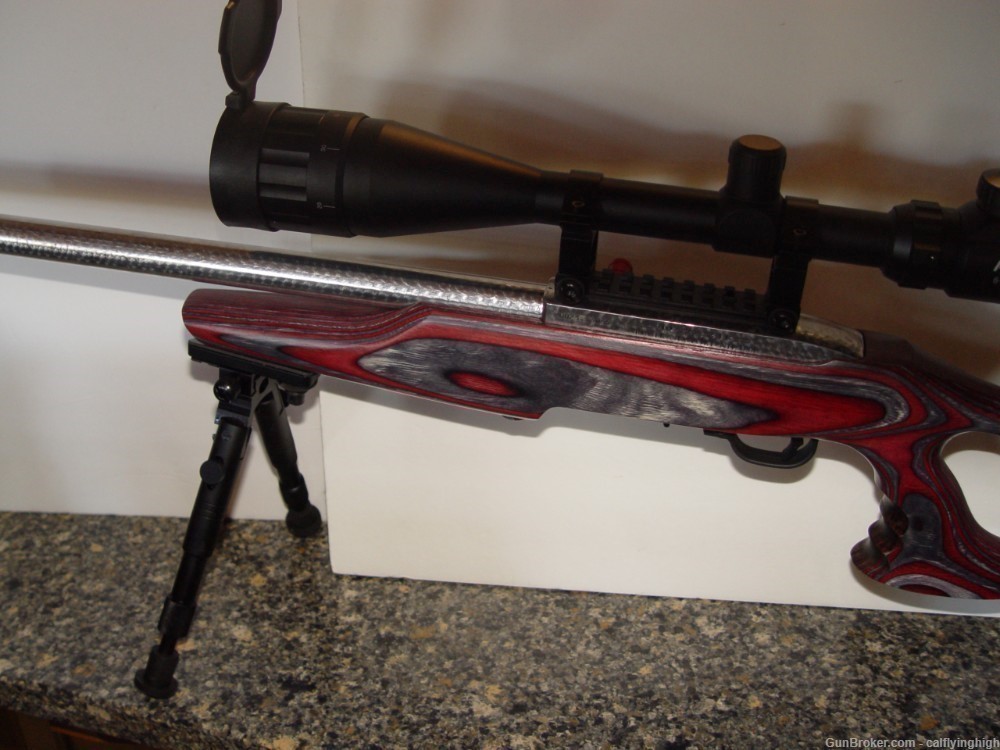RUGER 10/22  CUSTOM JEWELED BY CNH JEWELING THREADED BARREL & RECEIVER-img-4