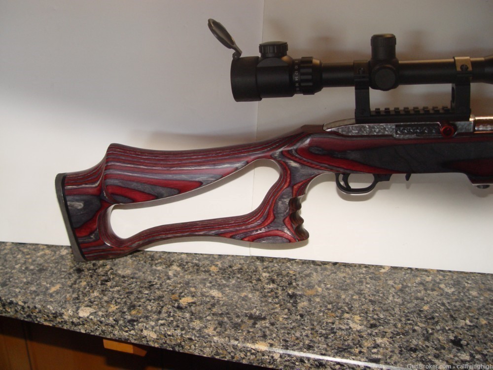 RUGER 10/22  CUSTOM JEWELED BY CNH JEWELING THREADED BARREL & RECEIVER-img-2