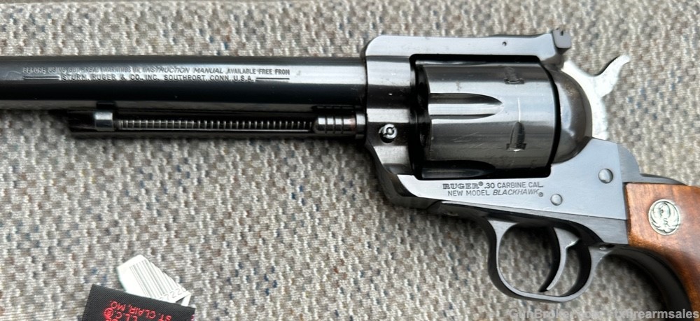 Ruger New Model Blackhawk .30 Carbine, 7.5", 1979, CA OK-img-6