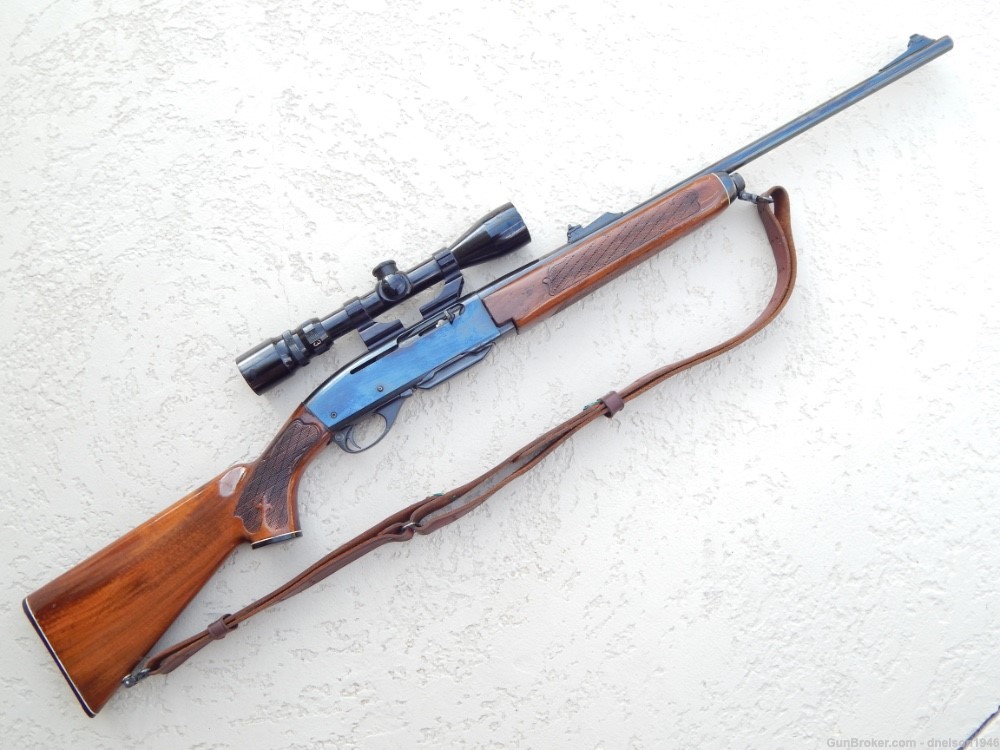 [ Nice ]  Remington  742 Woodsmaster Rifle in 243 Winchester Caliber -img-0