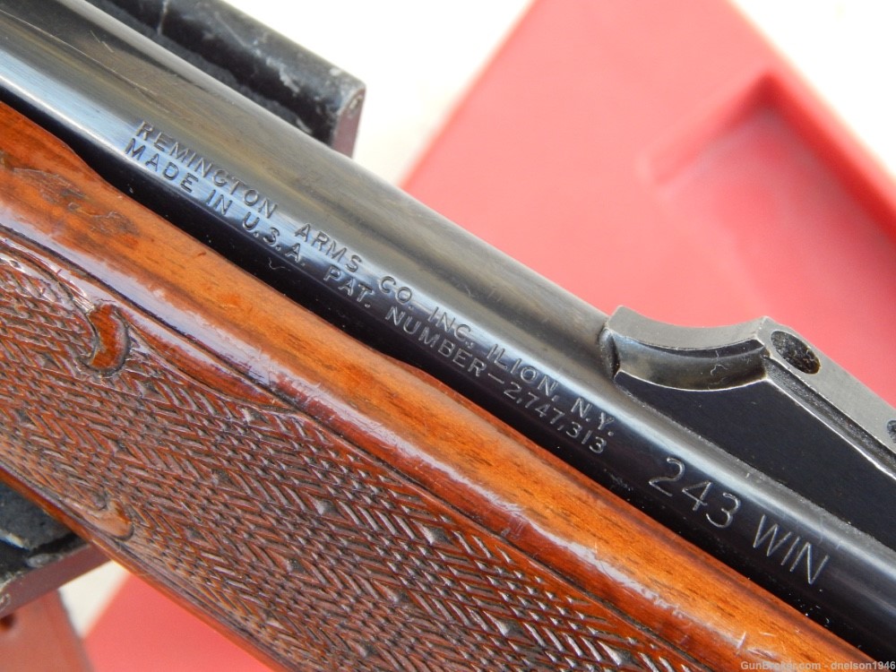[ Nice ]  Remington  742 Woodsmaster Rifle in 243 Winchester Caliber -img-10