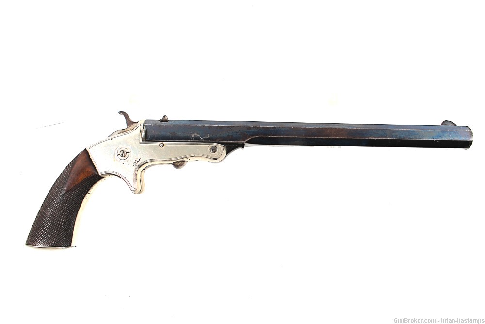 Unmarked Tranter Patent Single Shot Tip Up Target Pistol (Antique) -img-4