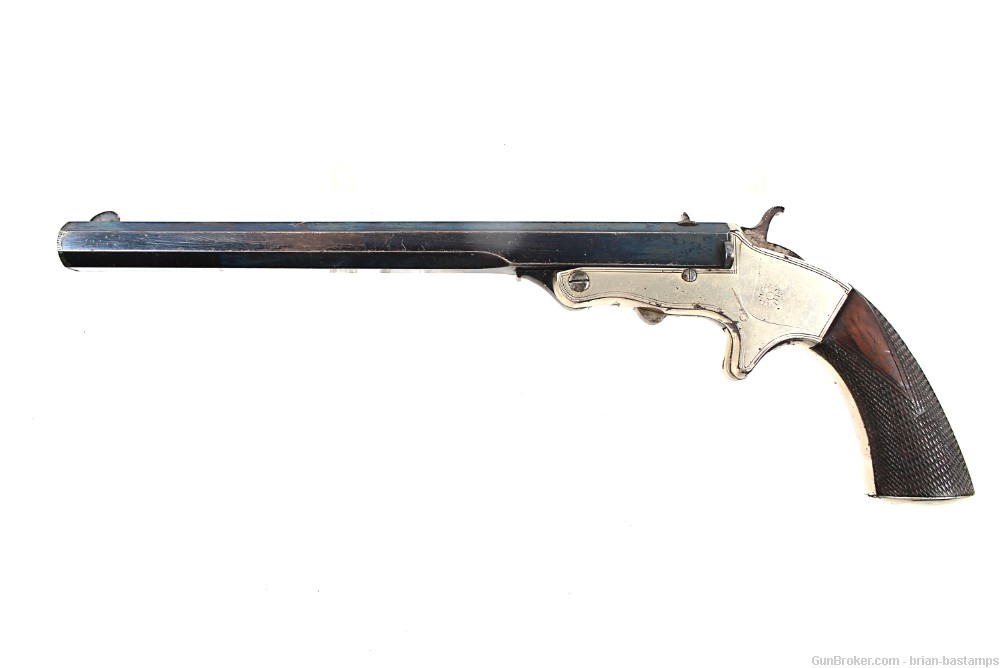 Unmarked Tranter Patent Single Shot Tip Up Target Pistol (Antique) -img-3