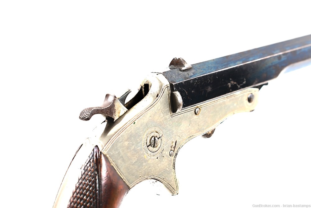 Unmarked Tranter Patent Single Shot Tip Up Target Pistol (Antique) -img-5