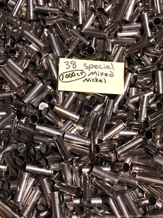 38 special fired nickel casings 1000ct-img-0