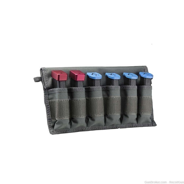 VISM by NcSTAR CVMCL3018U Pistol Magazines Carrier Holds 6 Large Mags GREY-img-0