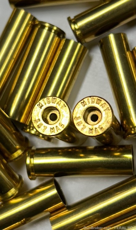 New 357 Magnum Brass Midway HS-img-0