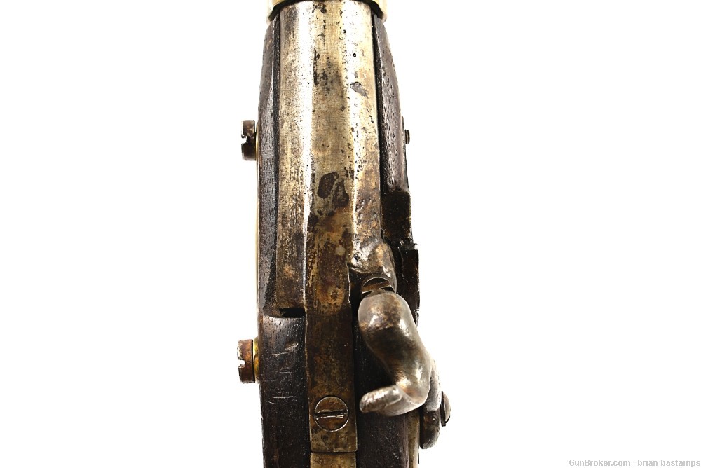French Napoleonic-Era Type .65 Cal Percussion Conversion Pistol (Antique)-img-3