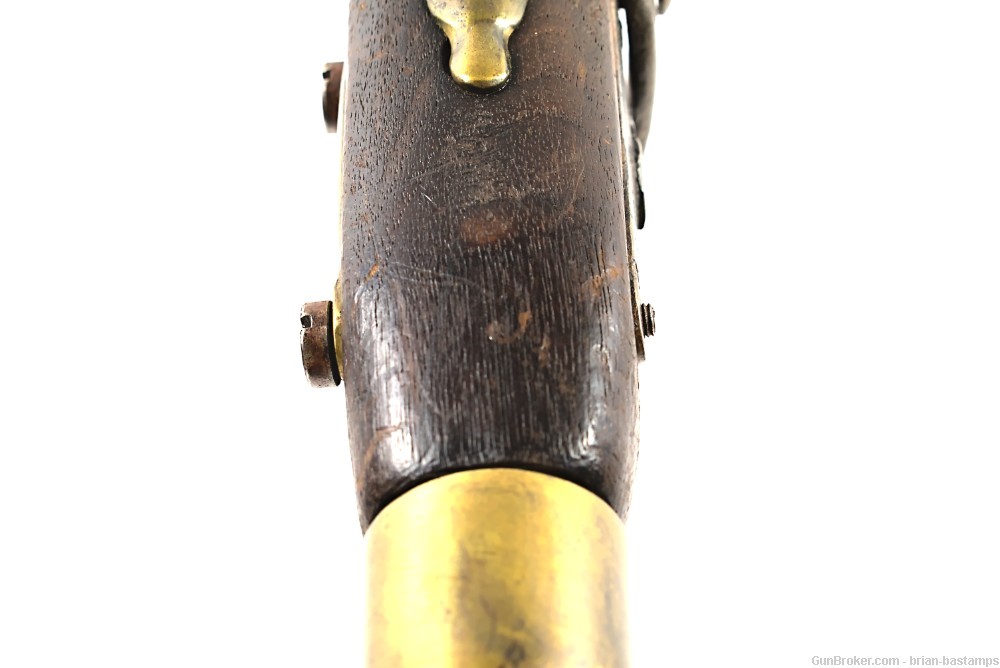French Napoleonic-Era Type .65 Cal Percussion Conversion Pistol (Antique)-img-8