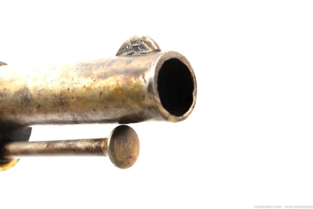 French Napoleonic-Era Type .65 Cal Percussion Conversion Pistol (Antique)-img-5