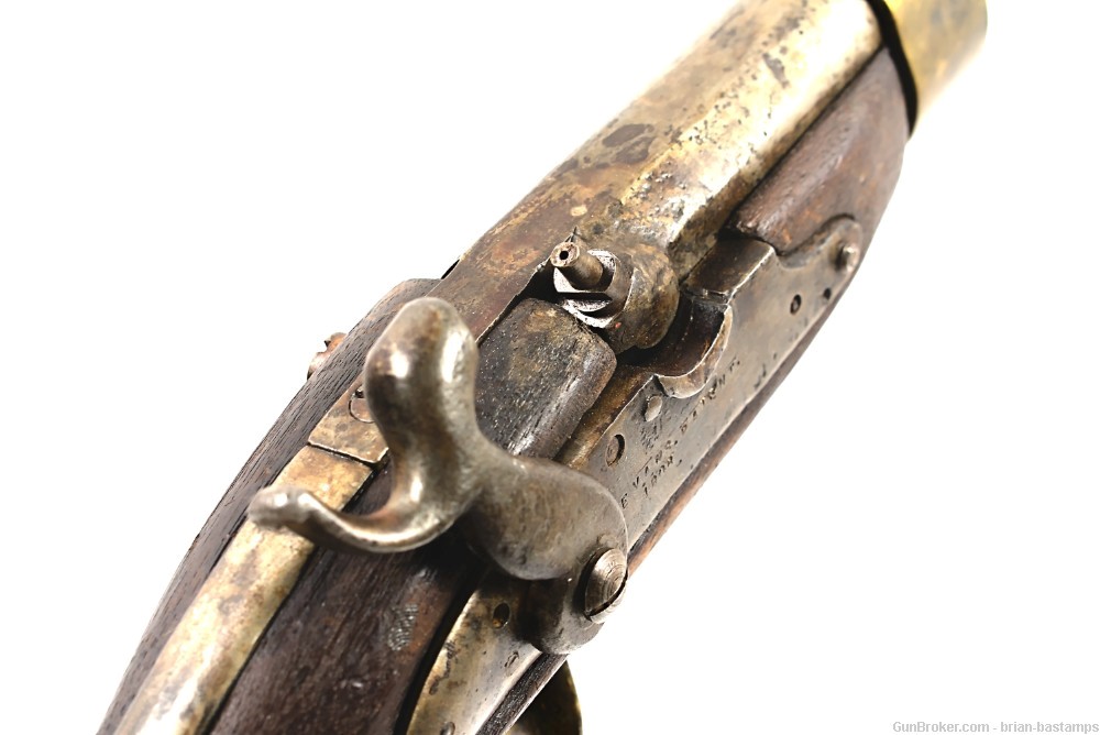 French Napoleonic-Era Type .65 Cal Percussion Conversion Pistol (Antique)-img-2