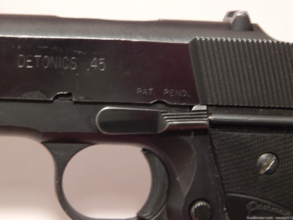 RARE Patent Pending Detonics .45 ACP Combat Master w early features & s/n-img-2