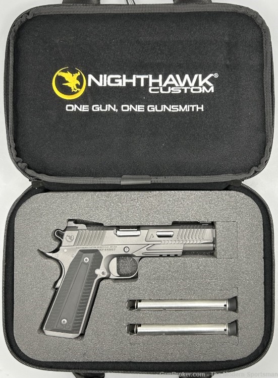 Nigthhawk Cutom Agent 2 Government Frame 10mm Auto 5" 1911 G10 Grips Agent2-img-9