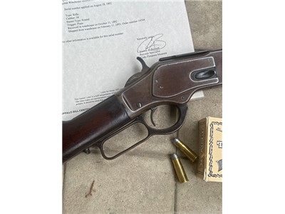 Winchester Model 1873 .38-40 Cody Letter 1892 