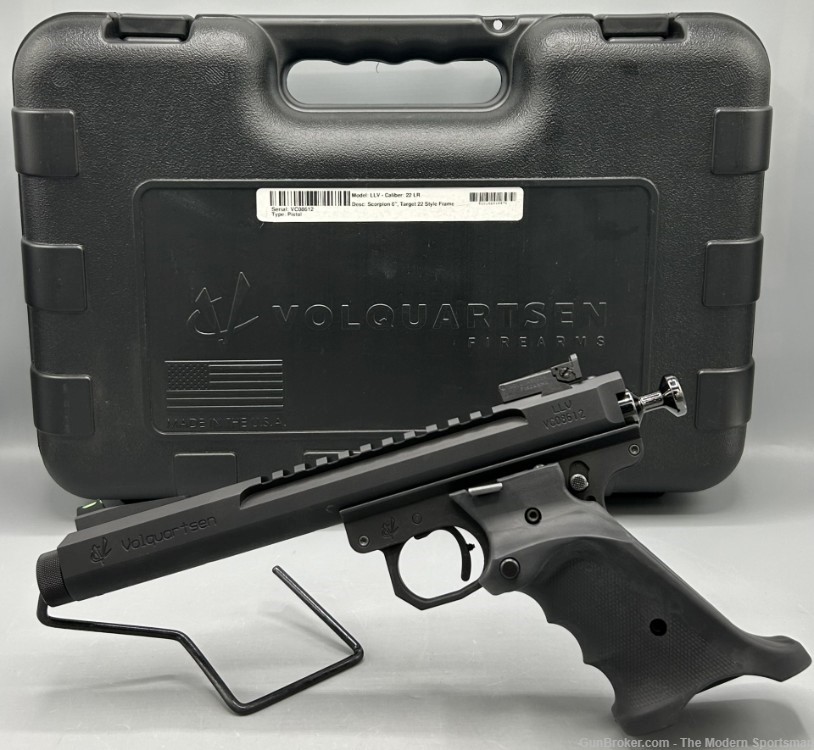 Volquartsen Scorpion Target 22 Style Frame 6" Threaded .22 LR Pistol 22LR-img-0